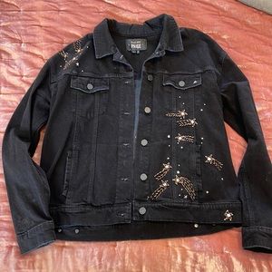 Rosie HW Paige Black Josephine Embellished Jacket